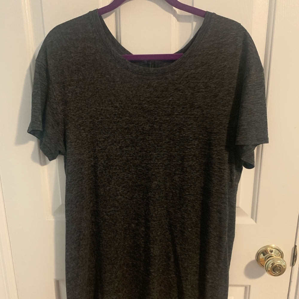 Charcoal Grey T-shirt dress